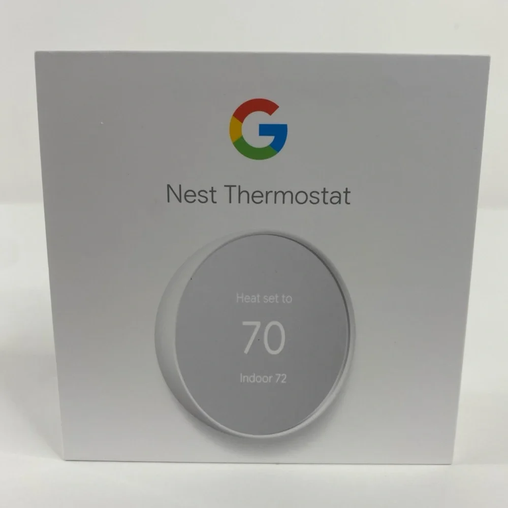 Google Nest Programmable Smart Wi-Fi Thermostat for Home - Snow G4CVZ GA01334-US
